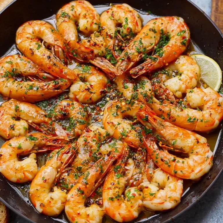 Sizzling Garlic Shrimp Skillet Recipe