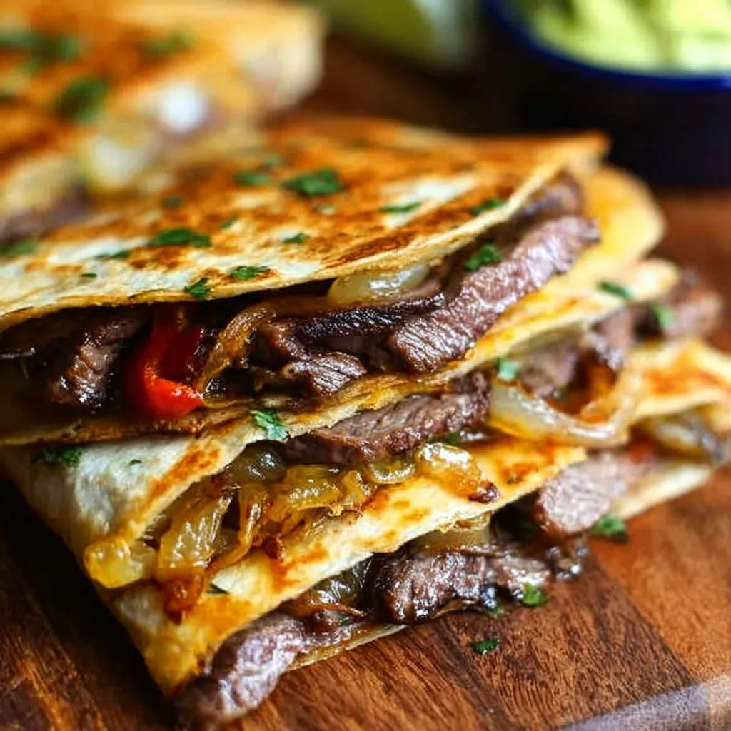 Sizzling Steak Fajita Quesadilla Recipe