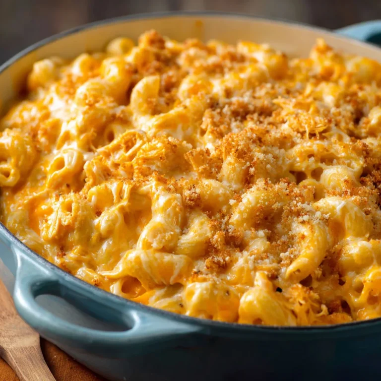 Spicy Buffalo Chicken Macaroni and Cheese