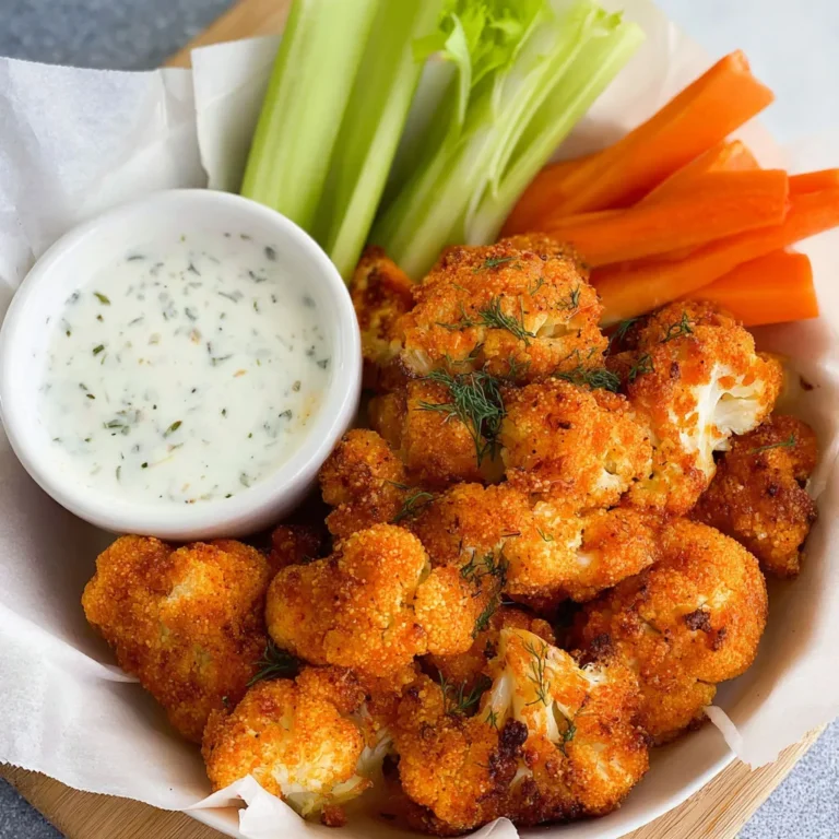 Spicy Cauliflower Buffalo Bites Recipe