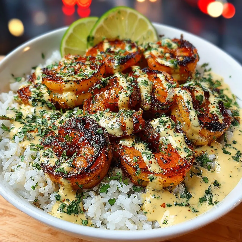 Spicy Chipotle Shrimp Rice Bowl Recipe