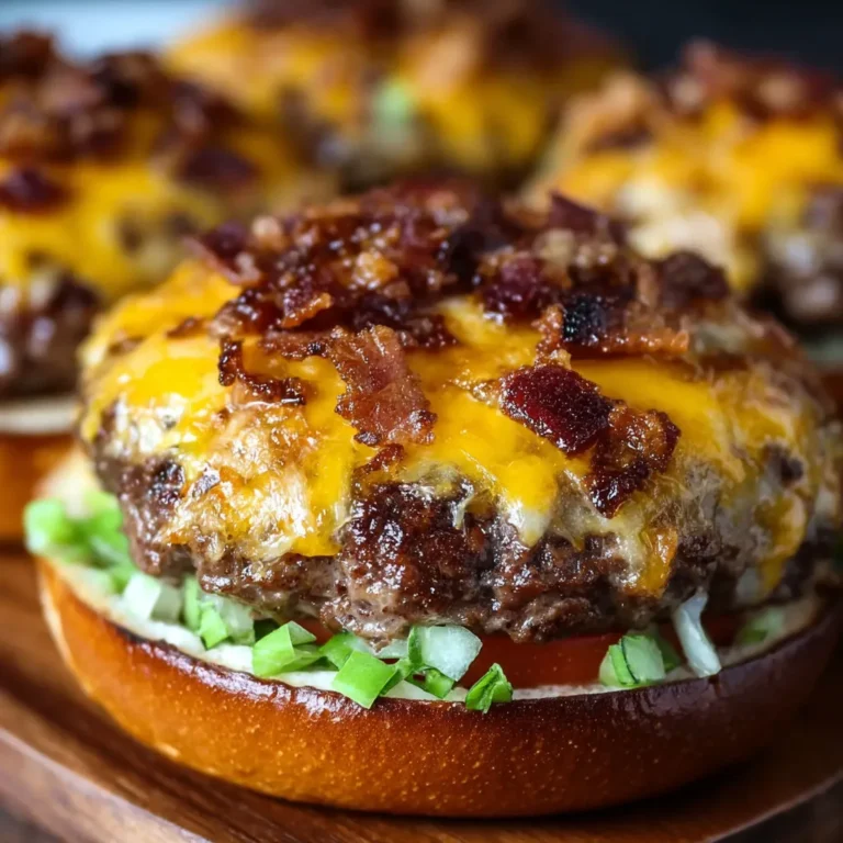 Ultimate Bacon Cheddar Burgers Recipe