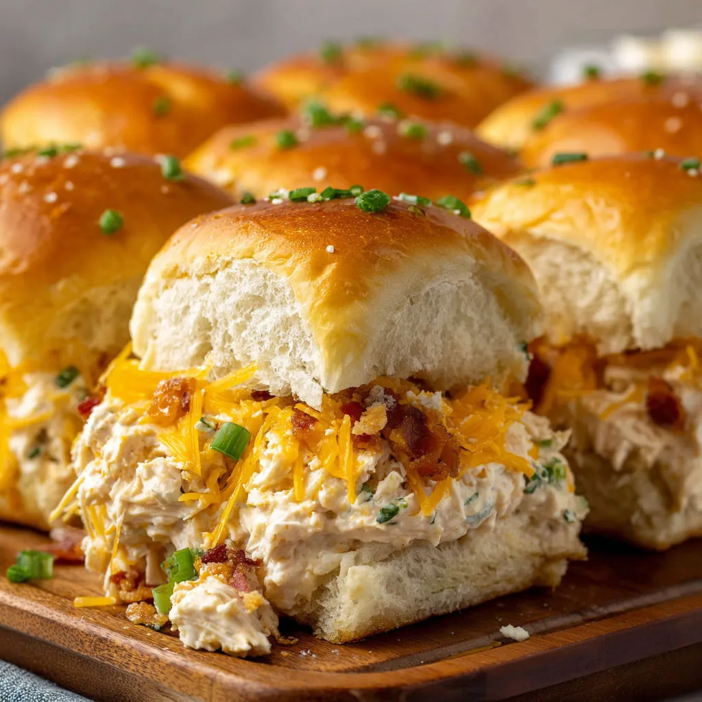 Ultimate Bacon Cheddar Crack Chicken Sandwiches