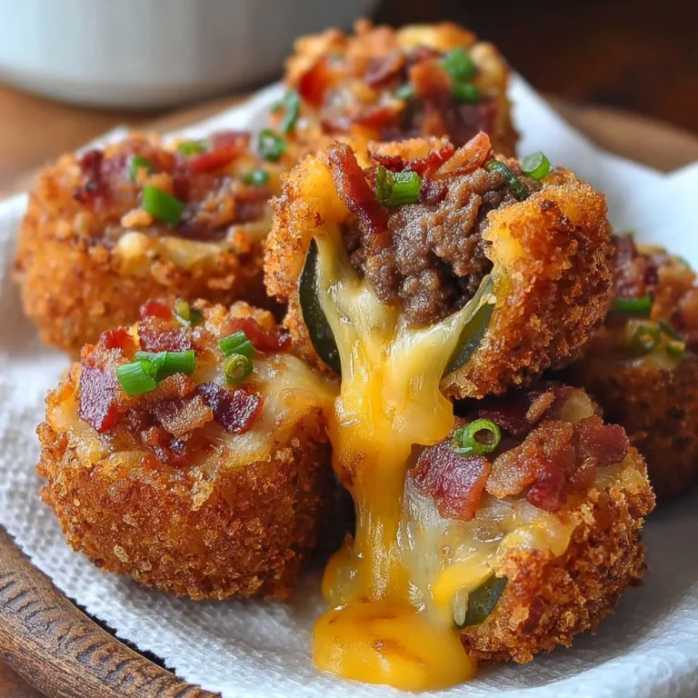 Ultimate Bacon Cheeseburger Fry Bombs Recipe