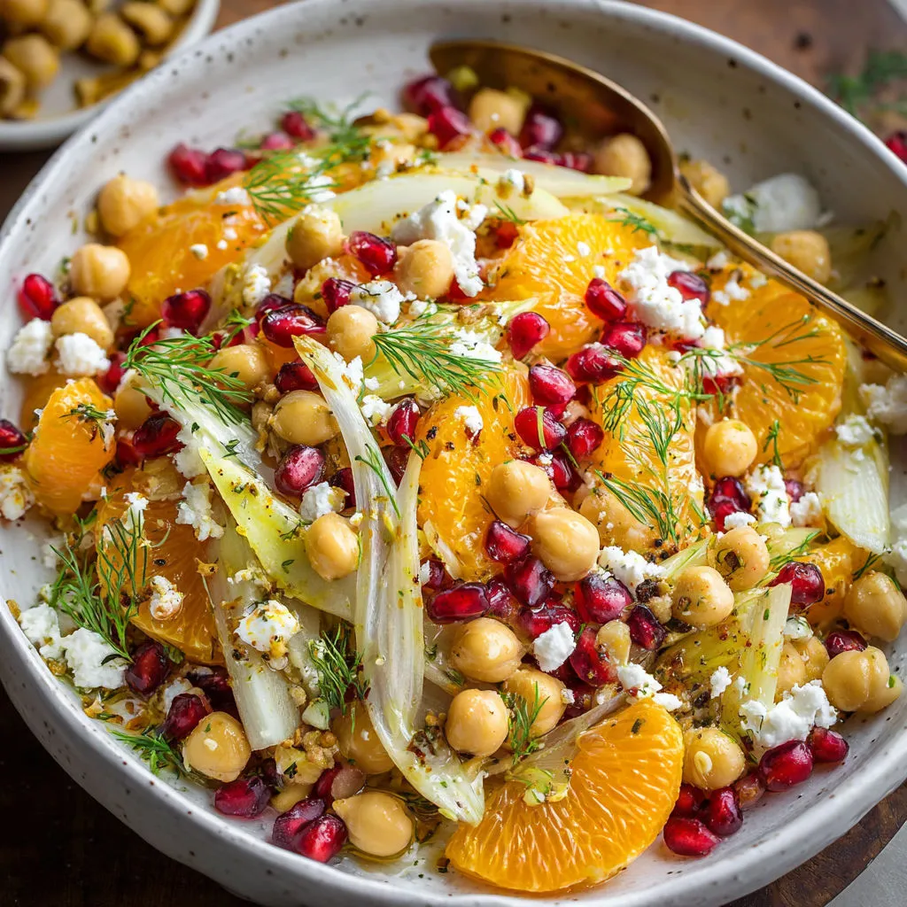 Zesty Mediterranean Orange Fennel Chickpeas