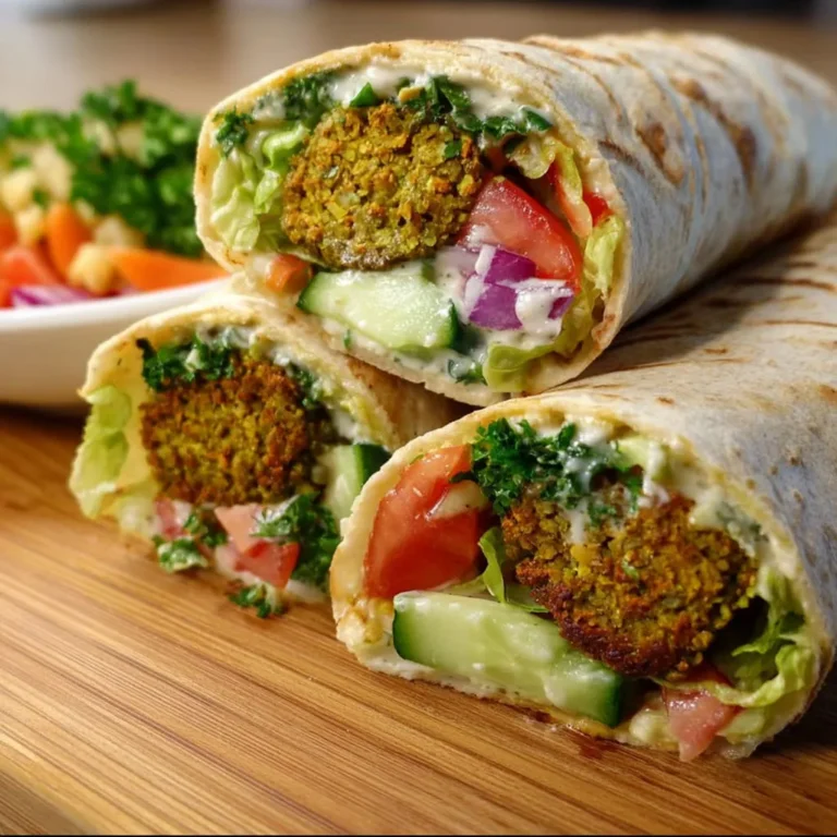 10-Minute Mediterranean Falafel Wrap Recipe