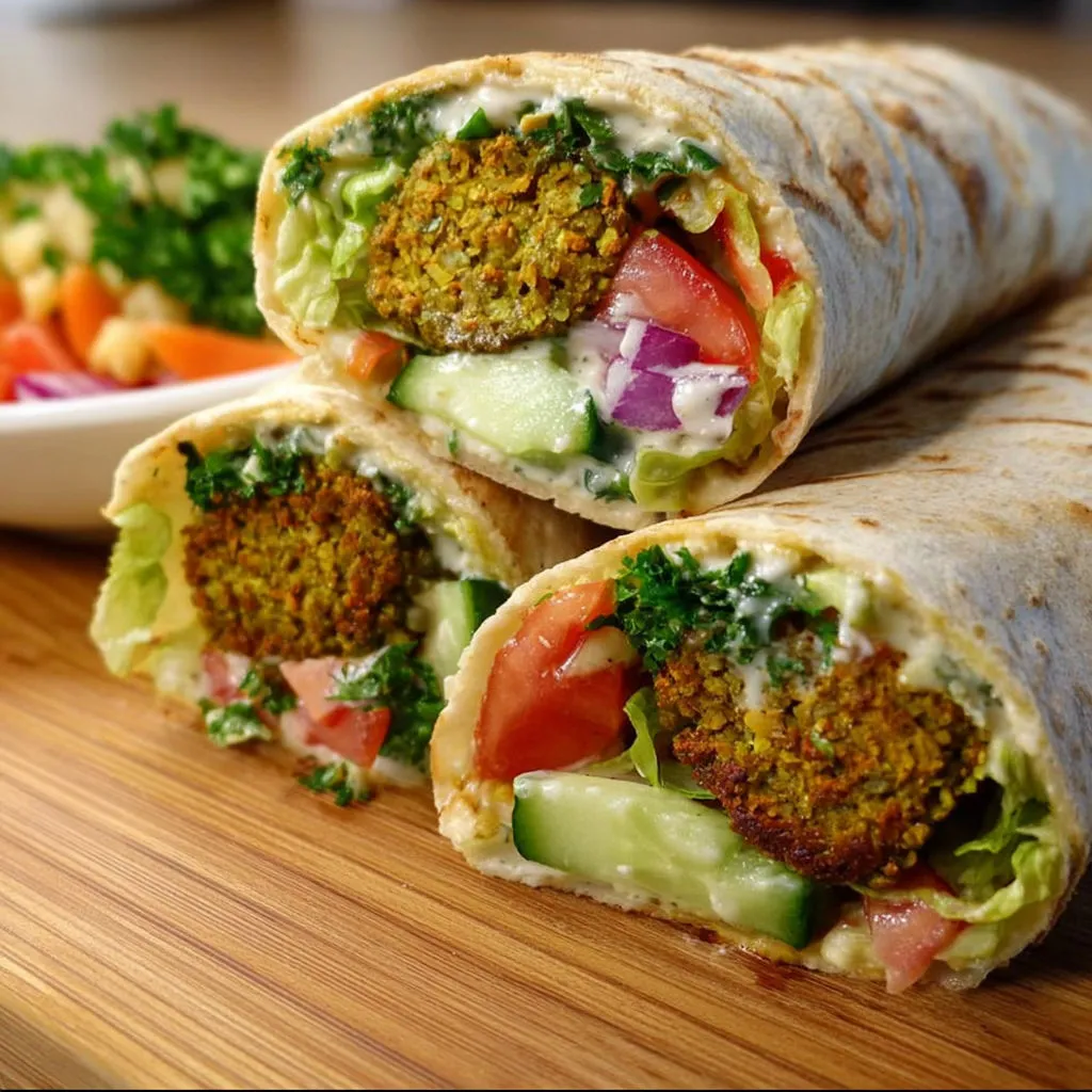10-Minute Mediterranean Falafel Wrap Recipe