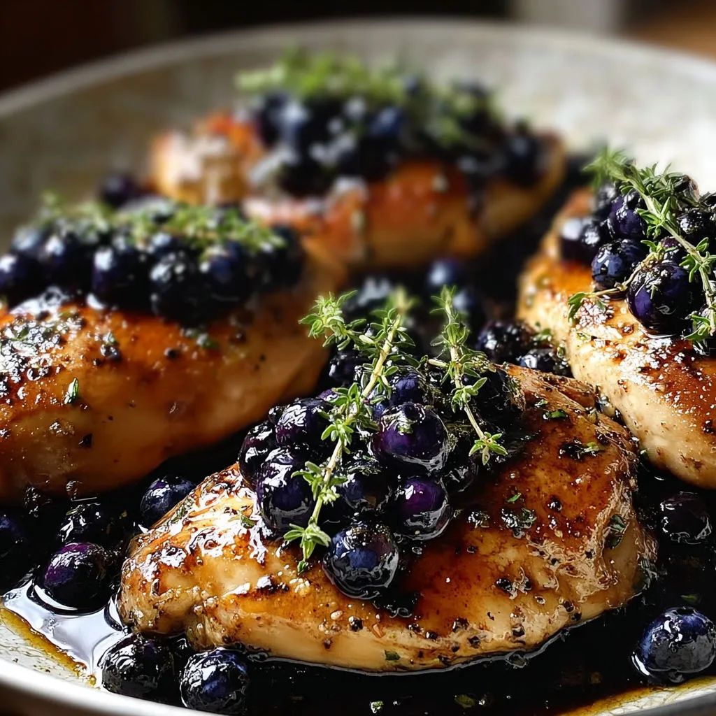 Blueberry Thyme Chicken Recipe: Sweet & Savory Delight