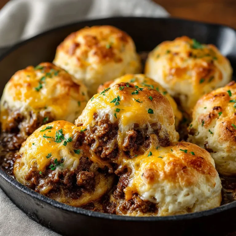 Cheesy Beef Biscuit Bombs: Easy Recipe for a Crowd