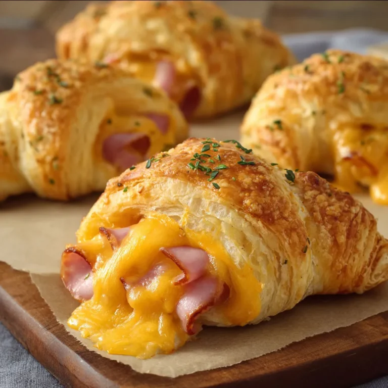 Cheesy Cheddar Crescent Roll-Ups
