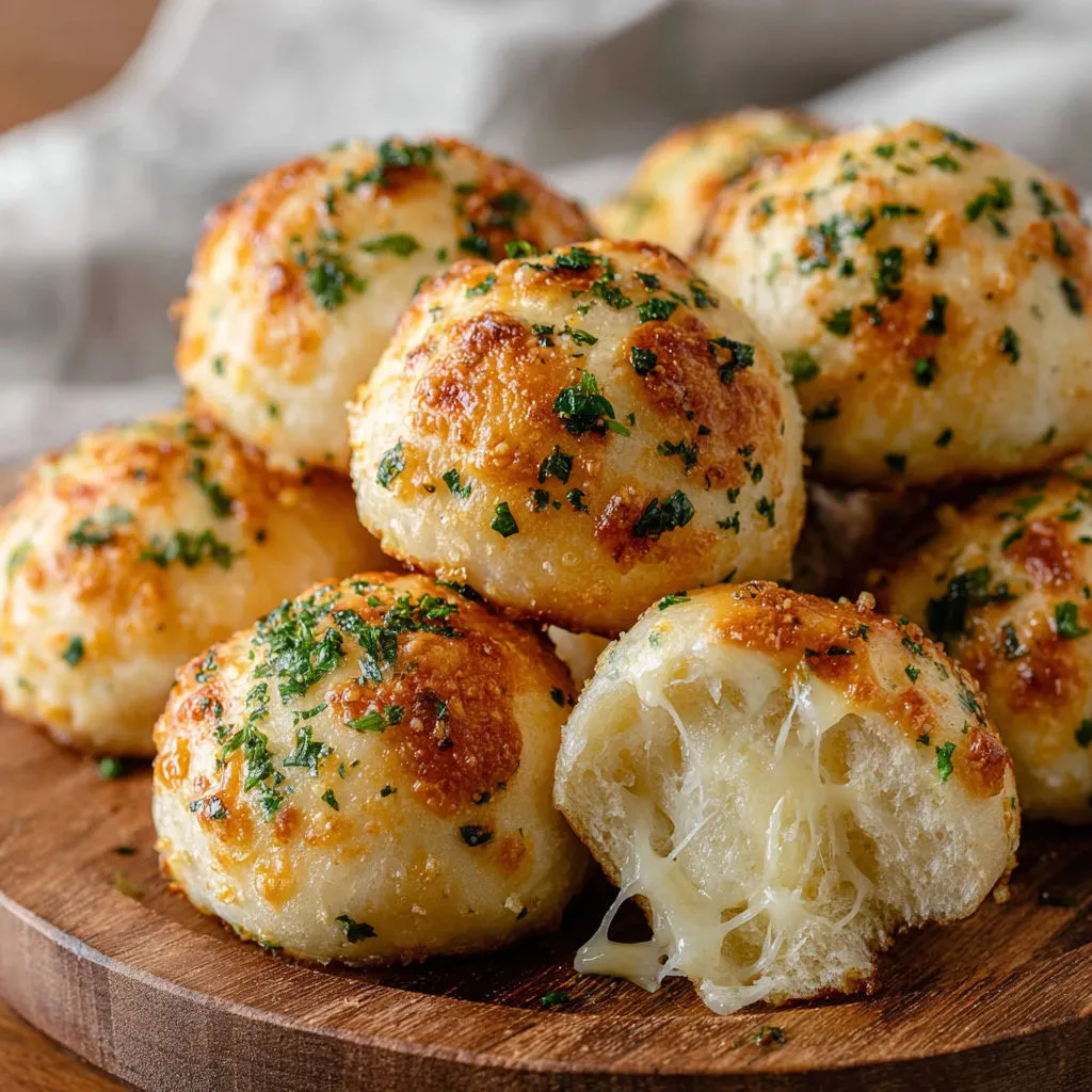 Cheesy Garlic Butter Bread Bites