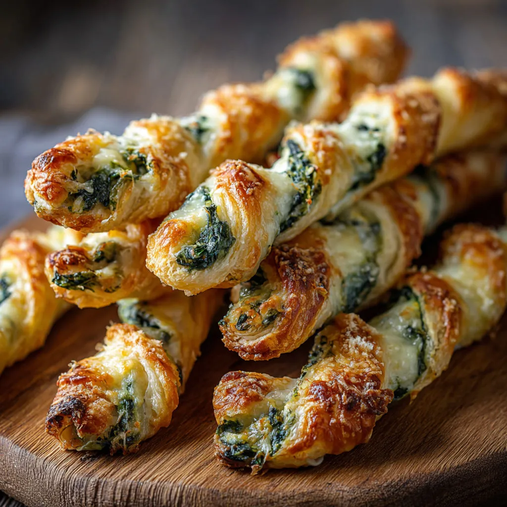 Cheesy Parmesan Spinach Twist Recipe