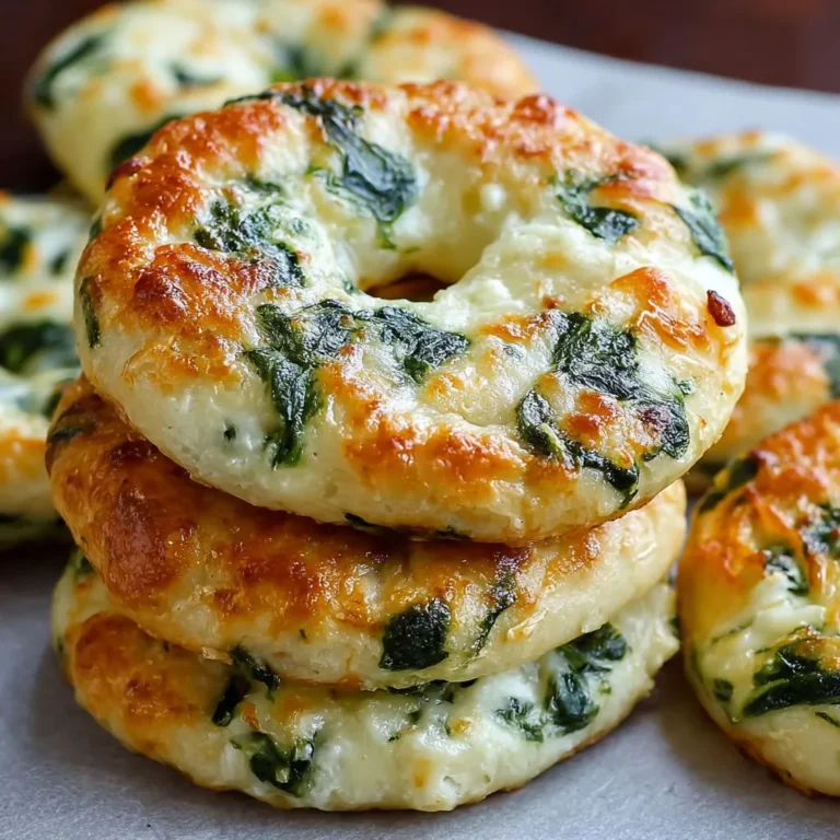 Cheesy Spinach Flagels: Homemade Recipe