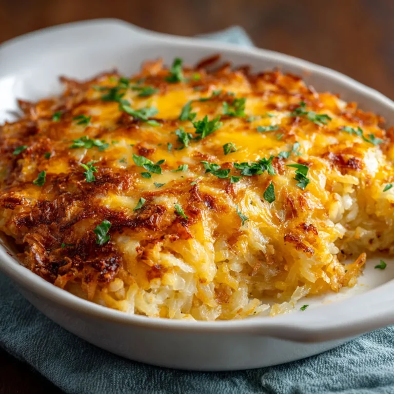 Cheesy Taco Hashbrown Casserole Bake Recipe