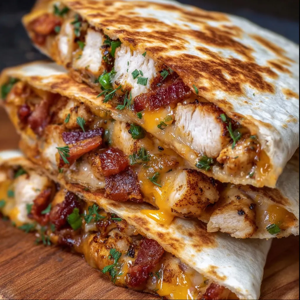 Chipotle Bacon Chicken Quesadillas: A Spicy Ranch Twist