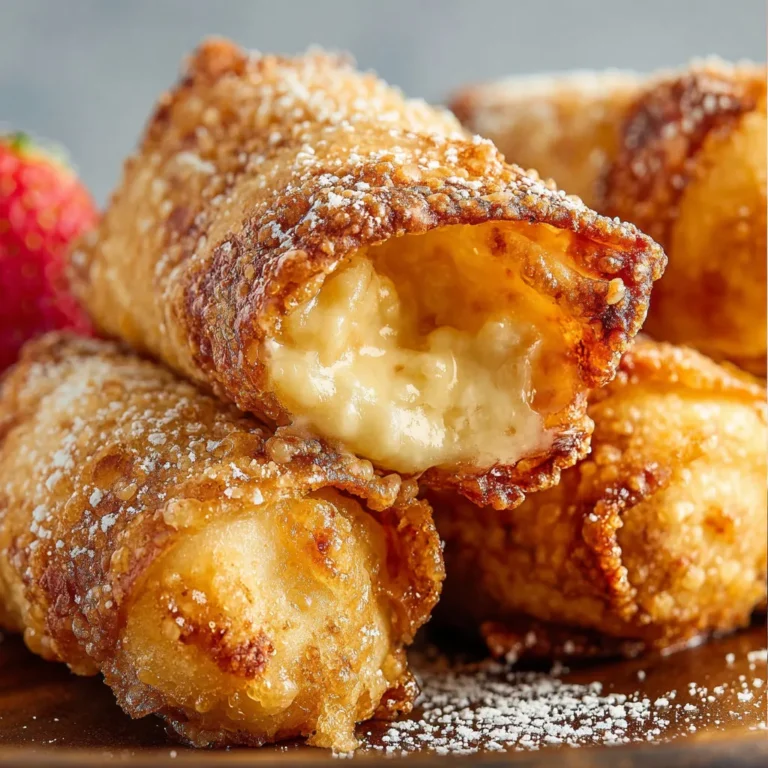 Cinnamon Cheesecake Egg Rolls: Delicious Dessert Recipe