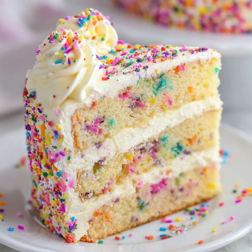 Colorful Funfetti Cheesecake Cake Recipe for Celebrations