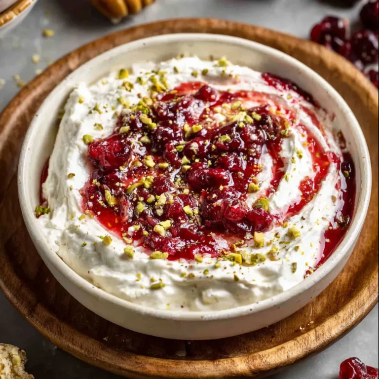 Creamy Cranberry Feta Dip: Easy Recipe for Party Appetizer