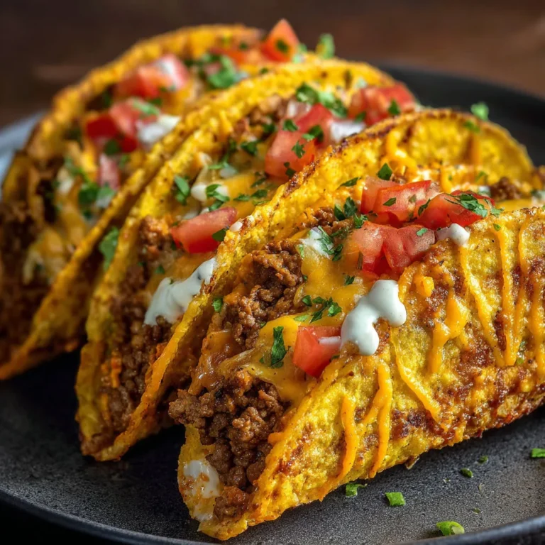 Creamy Rotel Beef Tacos with Melted Cheese