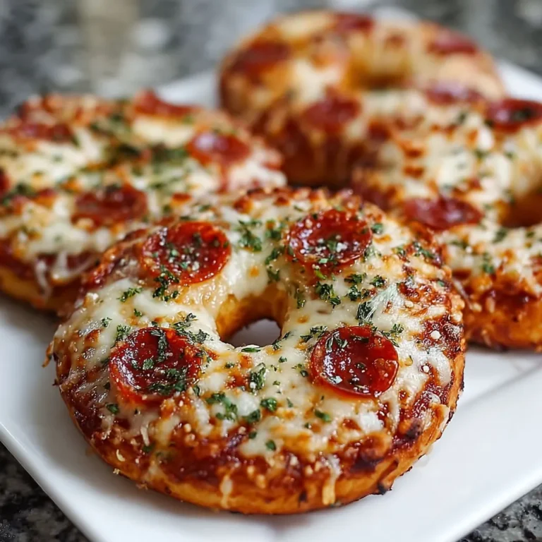 Crispy Air Fryer Pizza Bagels Recipe