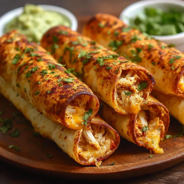Crispy Baked Chicken Taquitos: Easy Recipe
