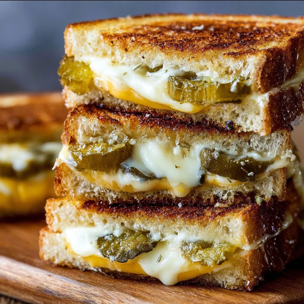 Crispy Dill Pickle Grilled Cheese: A Flavorful Delight