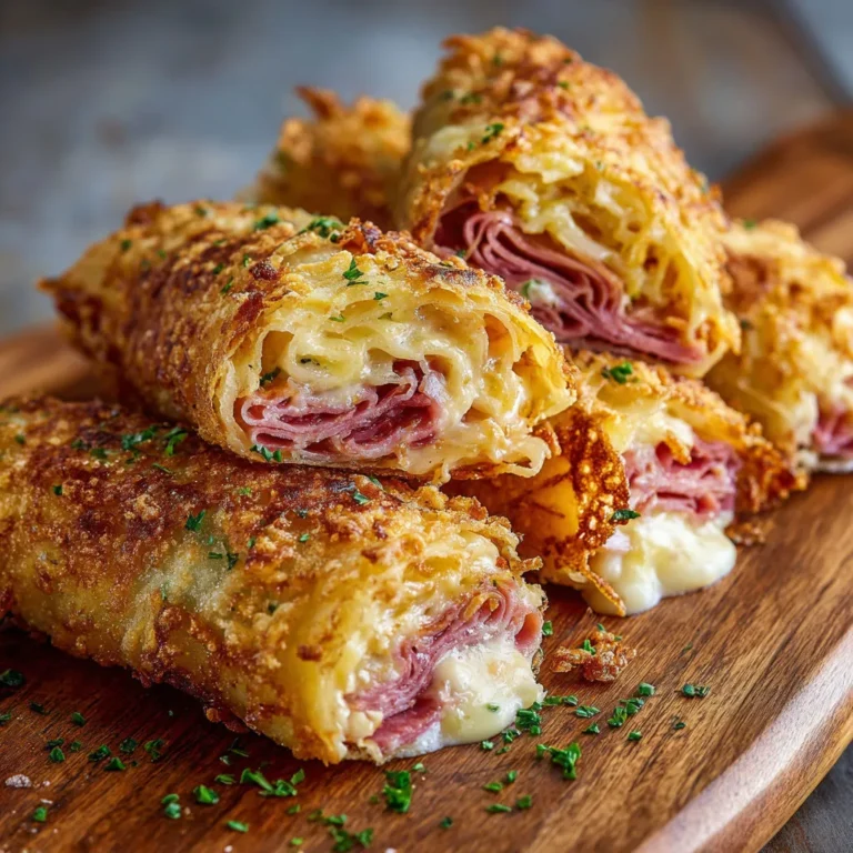 Crispy Keto Reuben Roll-Ups Recipe