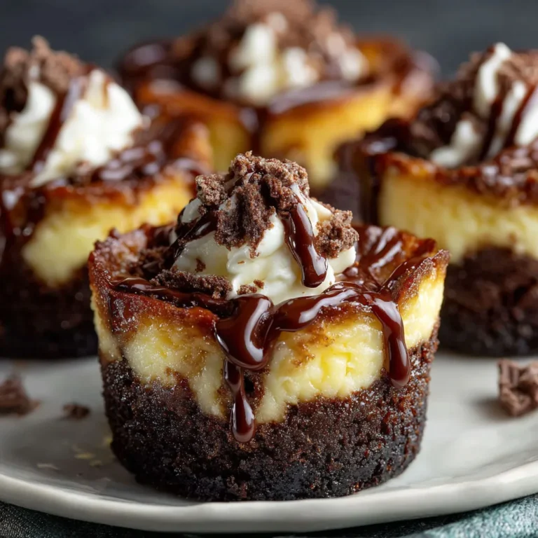 Decadent Brownie Cheesecake Cups Recipe