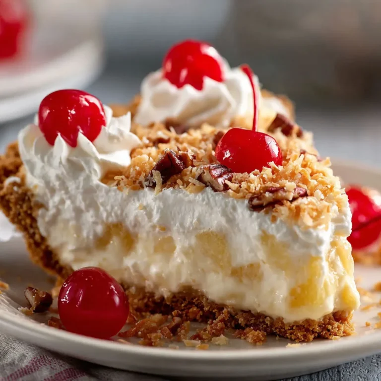 Decadent Cherry Coconut Millionaire Pie Recipe