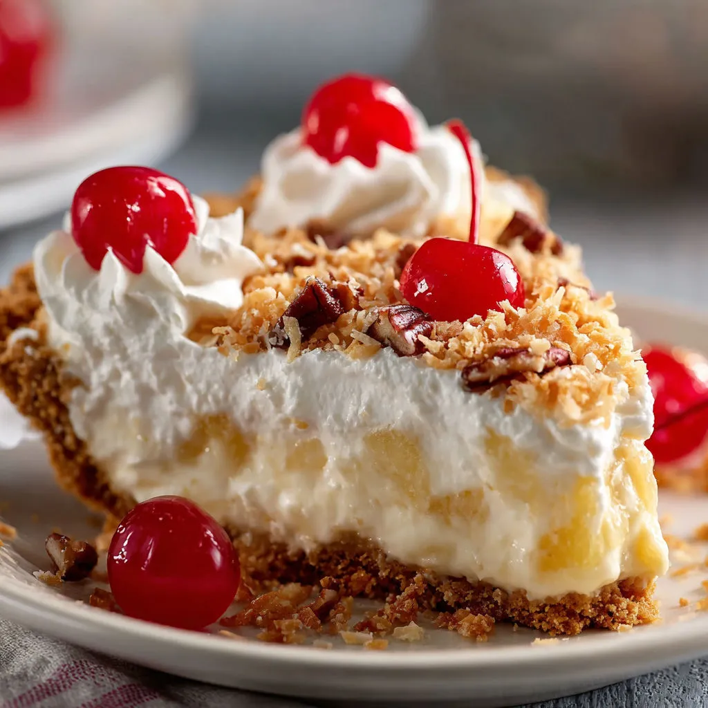 Decadent Cherry Coconut Millionaire Pie Recipe