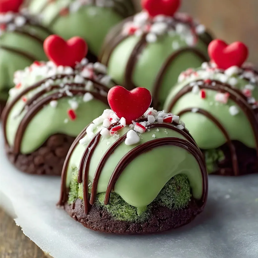 Decadent Mint Chocolate Cake Bites