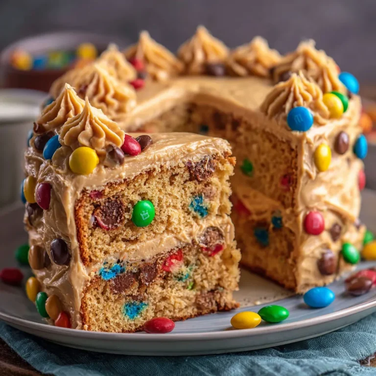 Decadent Peanut Butter M&M's Cake Recipe