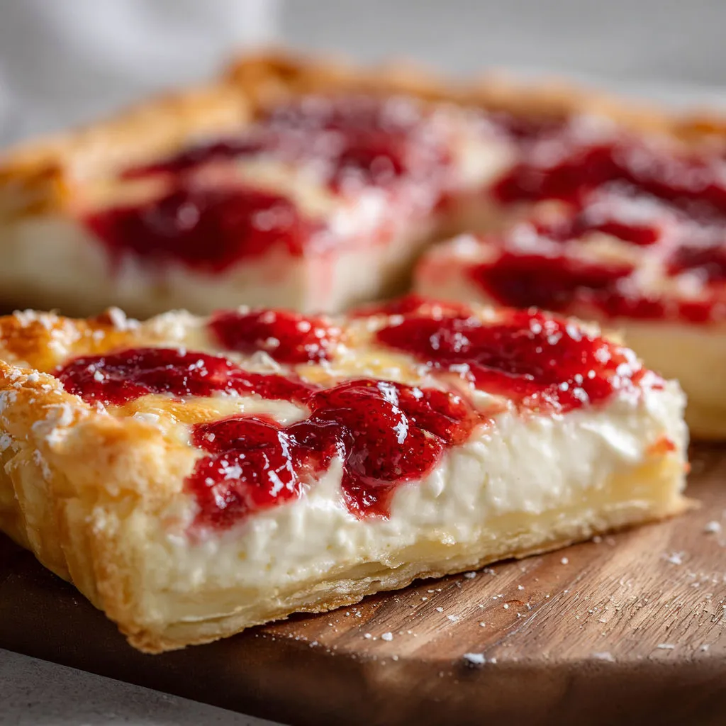Decadent Strawberry Cheesecake Puff - Delicious Dessert Recipe