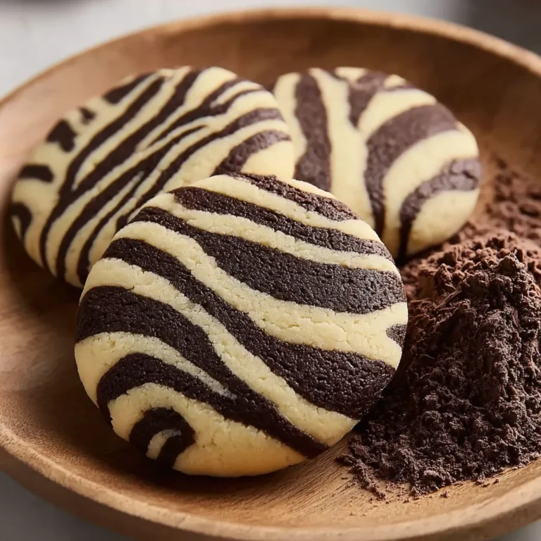Decadent Zebra Chocolate Vanilla Cookies