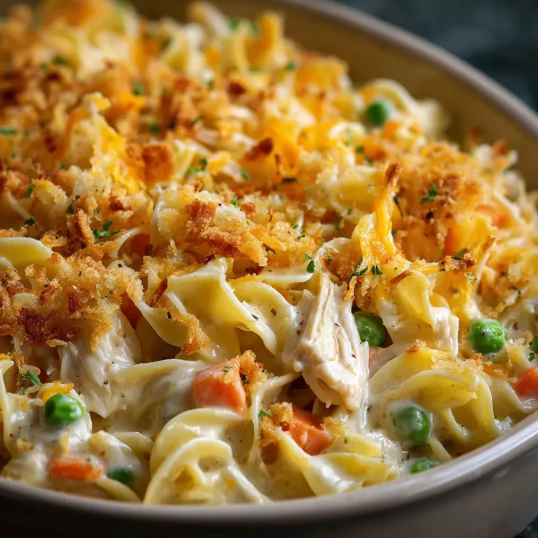 Delicious and Simple Chicken Noodle Casserole Recipe