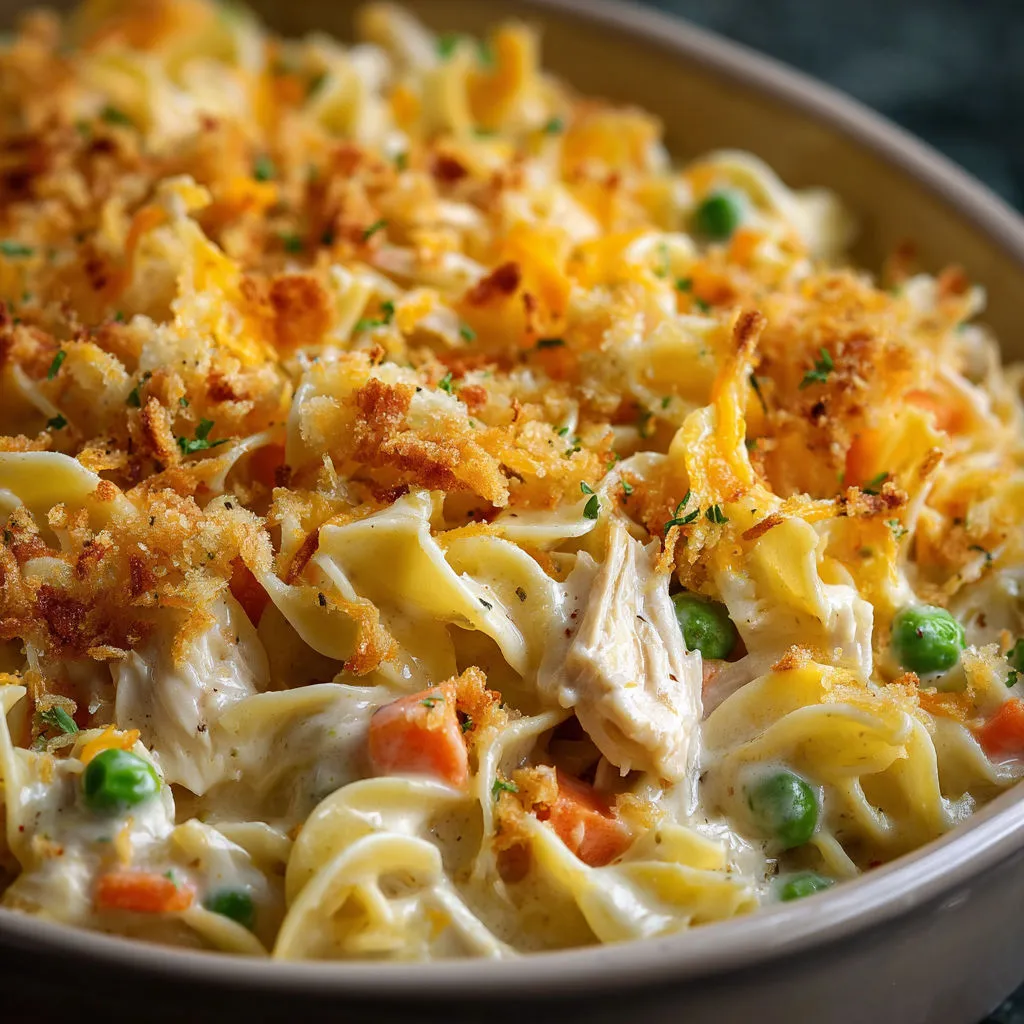 Delicious and Simple Chicken Noodle Casserole Recipe