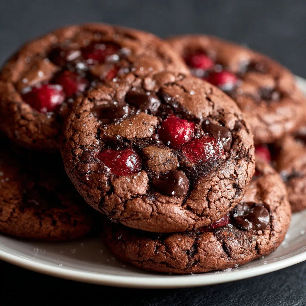 Delicious Cherry Chocolate Cookies Recipe