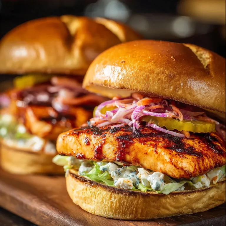 Delicious Grilled Buffalo Chicken Sandwich Recipe