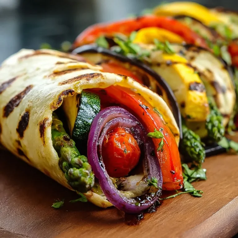 Delicious Grilled Veggie Wrap Recipe