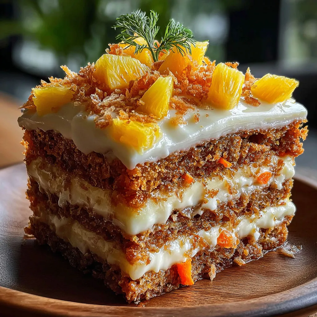 Delicious Hawaiian Carrot Pineapple Cake Recipe