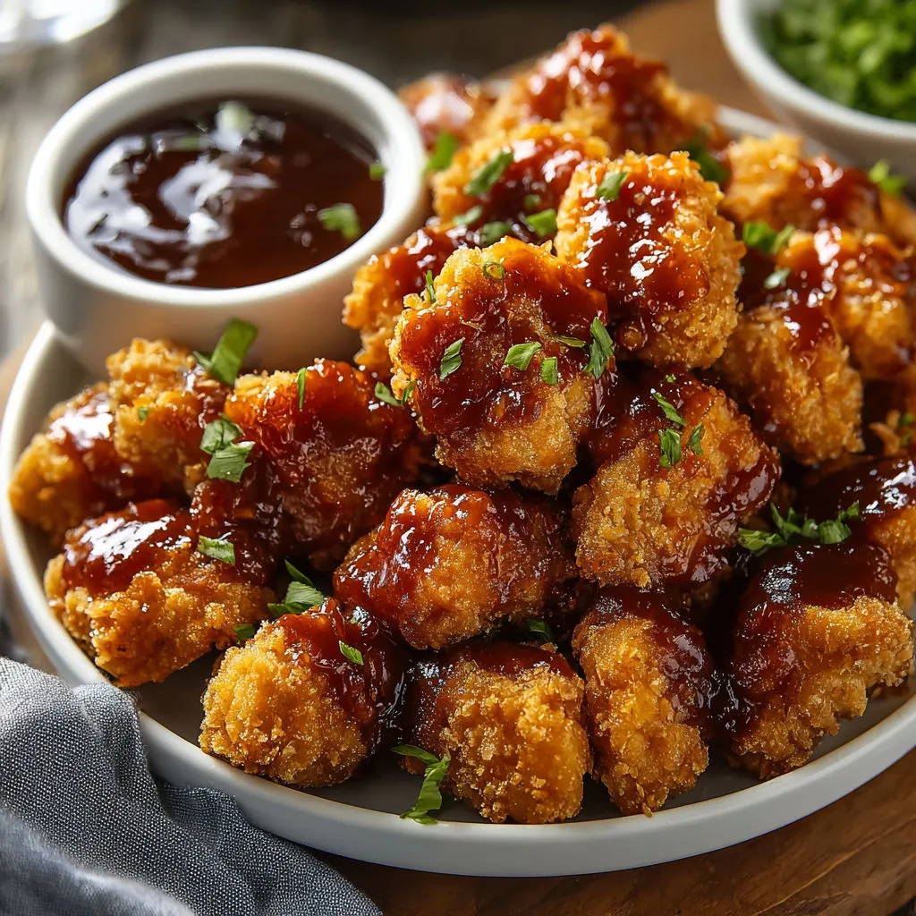 Delicious Honey BBQ Chicken Bites Recipe