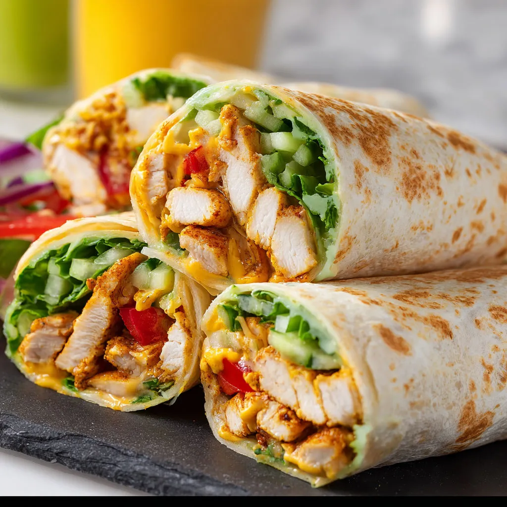 Delicious Honey Mustard Chicken Wraps Recipe