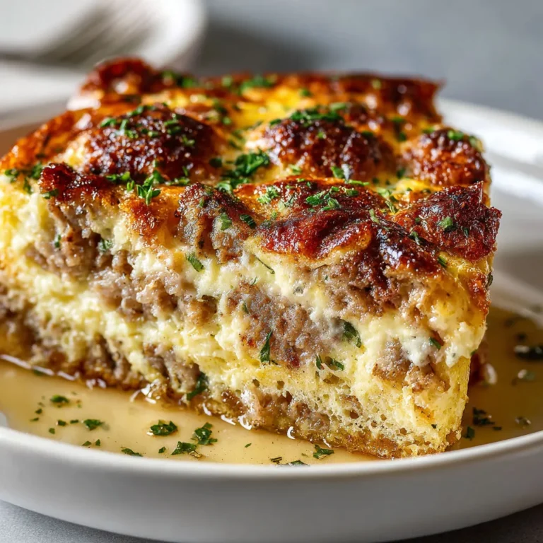 Delicious Pancake Sausage Bake Recipe