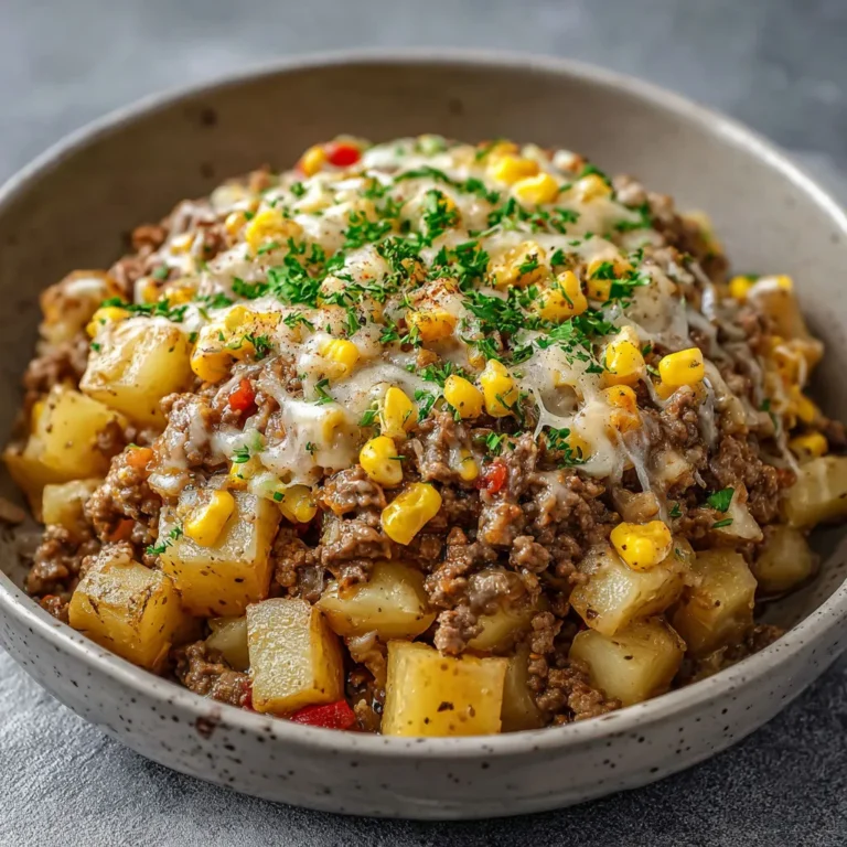 Delicious Slow Cooker Hamburger Hash Recipe