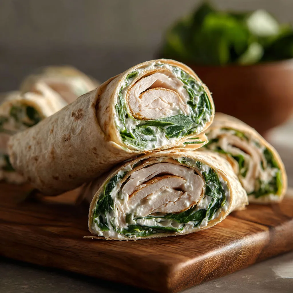 Delicious Spinach Turkey Wrap Recipe