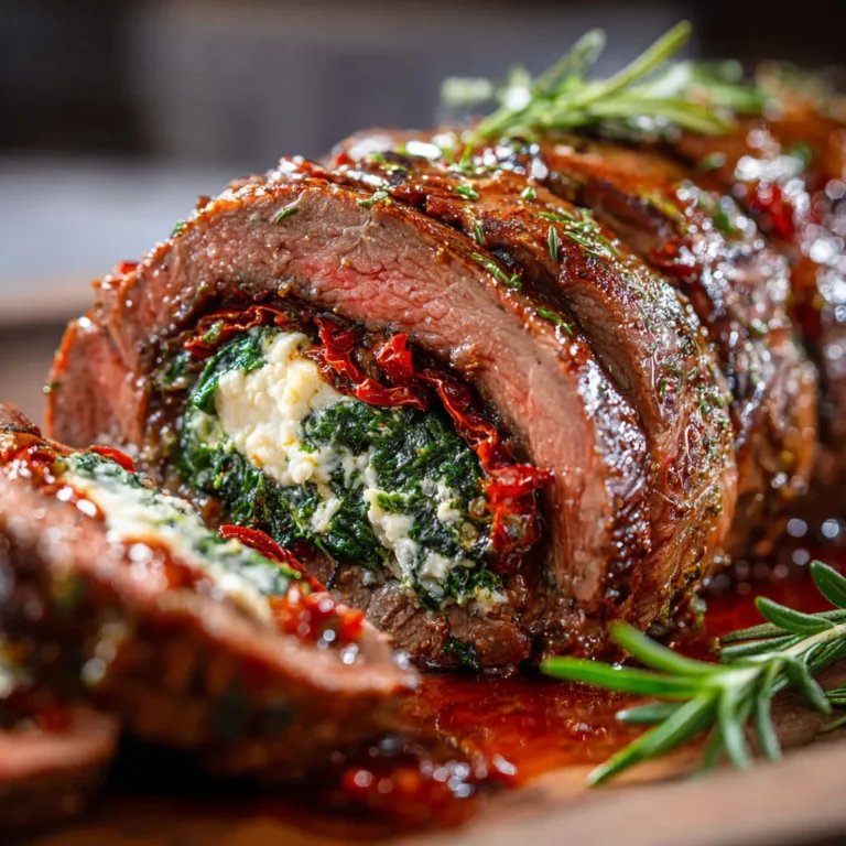 Delicious Stuffed Flank Steak Recipe for Family Dinner