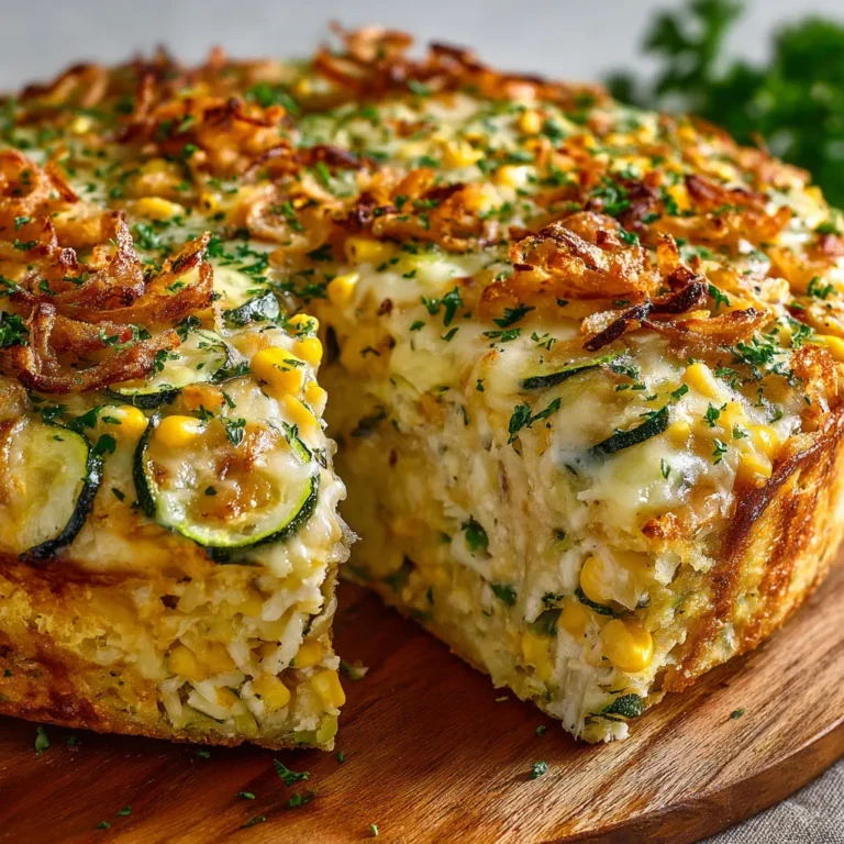 Delicious Sweet Corn Zucchini Pie Recipe