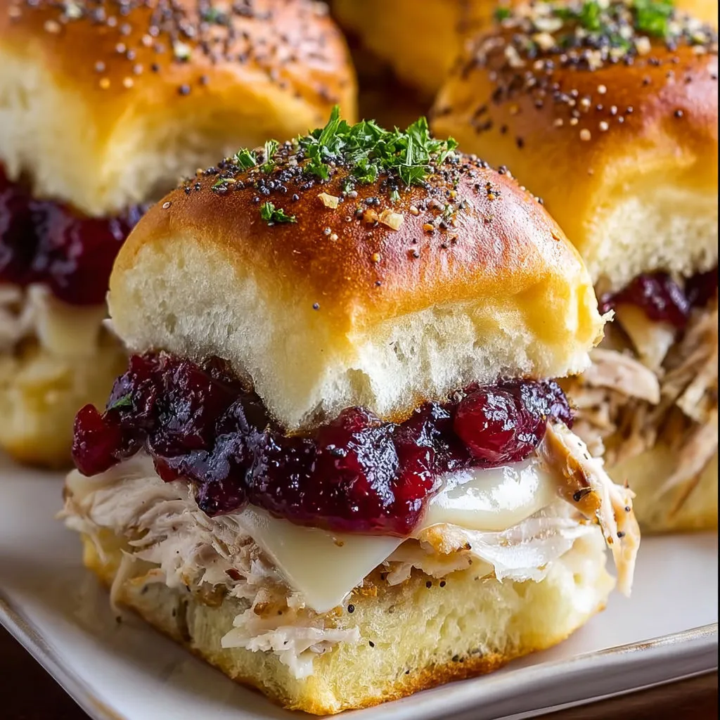 Delicious Thanksgiving Leftover Turkey Cranberry Sandwich