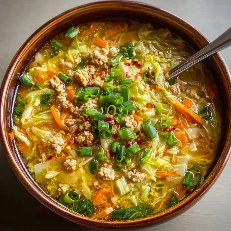 Easy One-Pot Egg Roll Soup Recipe