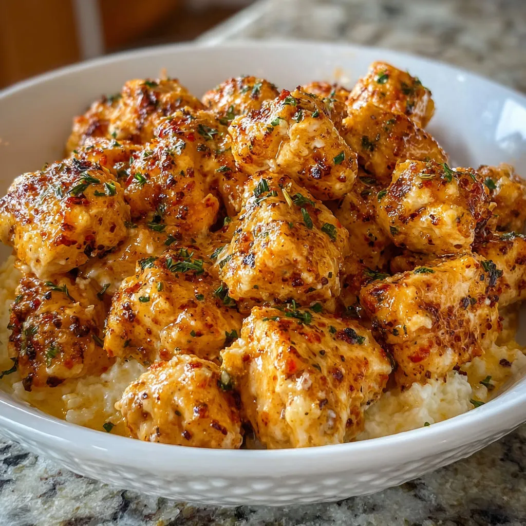Firecracker Chicken with Cottage Cheese Parmesan